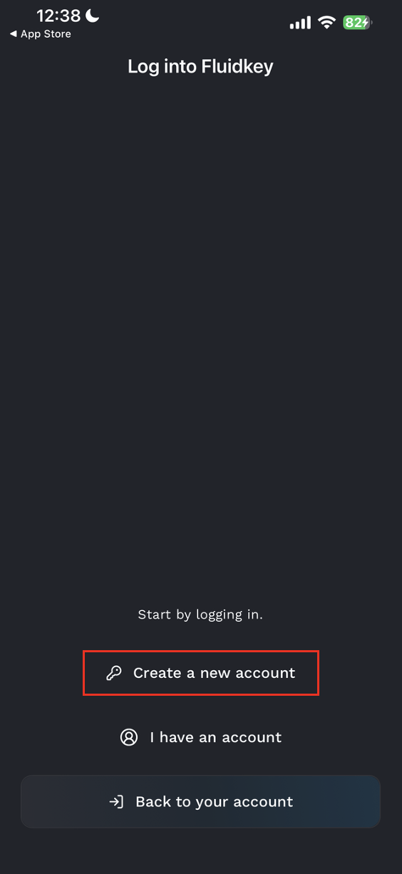 How to Create a Fluidkey Account image