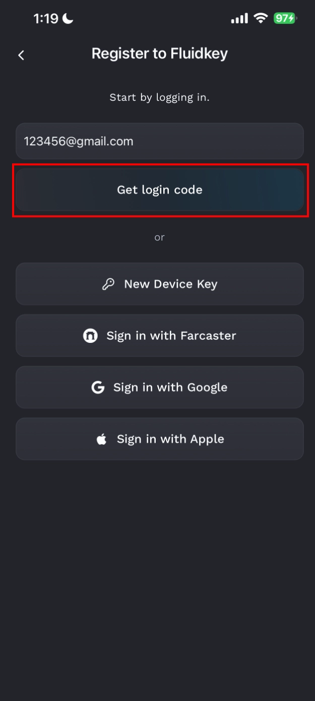 How to Create a Fluidkey Account image